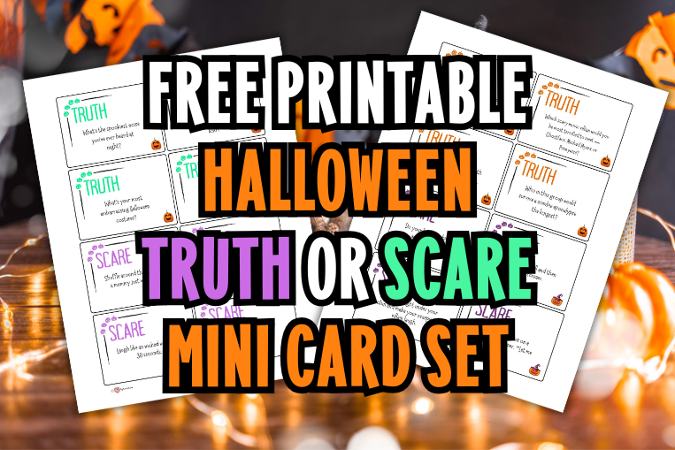 100+ Halloween Truth Or Scare Questions + Free Mini Game Printable