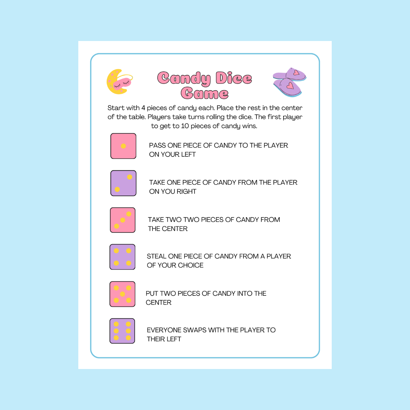 8 x Slumber Party games bundle perfect for tween girls - #shop_name - 8 x Slumber Party games bundle perfect for tween girls - Big Heart Little Star -  -
