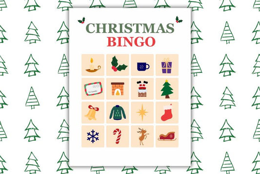 Free Printable Christmas Bingo Game - 25 Cards + Calling Cards