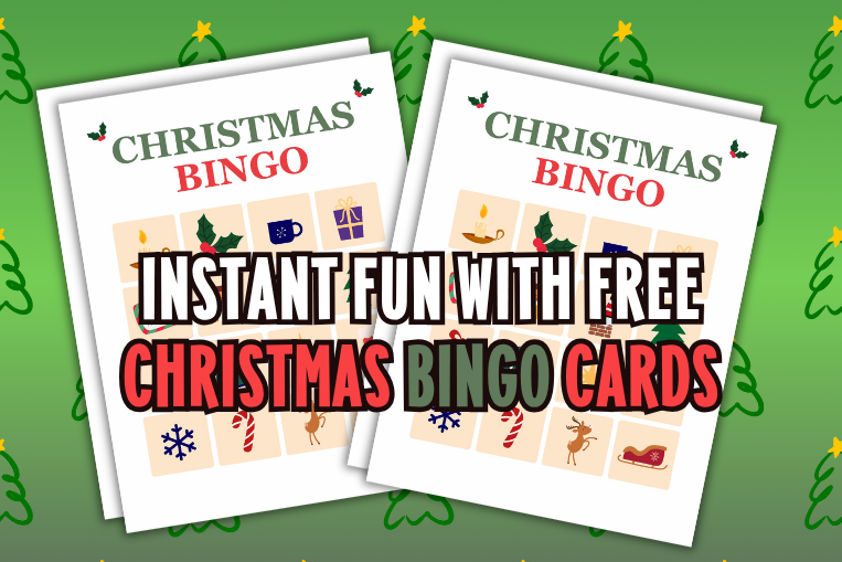 Free Printable Christmas Bingo Game - 25 Cards + Calling Cards