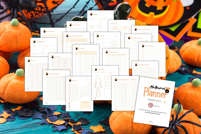 Free Halloween Planner – 20 Printable Pages To Help You Prep For Halloween
