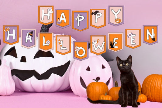 Free Printable Halloween Bunting - Easy Paper Craft for Parties And Classrooms