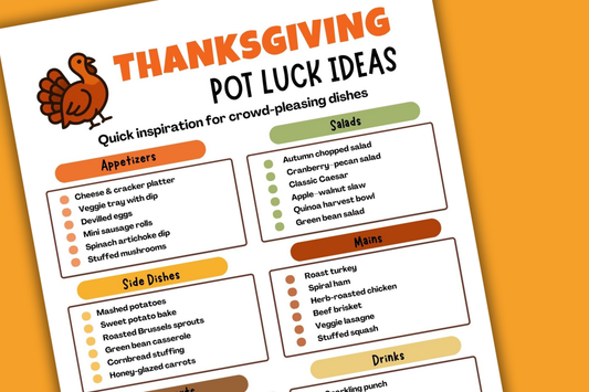 90 Thanksgiving Potluck Ideas That Make Hosting & Making Easy and Fun