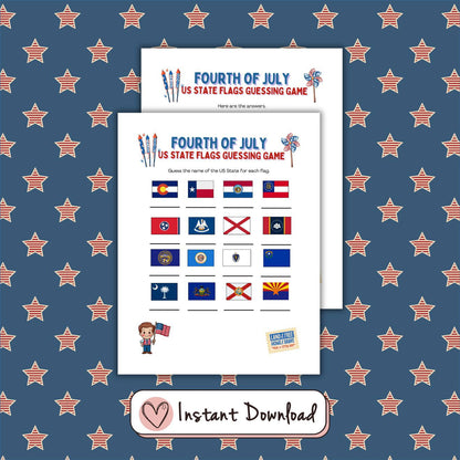 12 x 4th of July Games Bundle - #shop_name - 12 x 4th of July Games Bundle - Big Heart Little Star -  - 