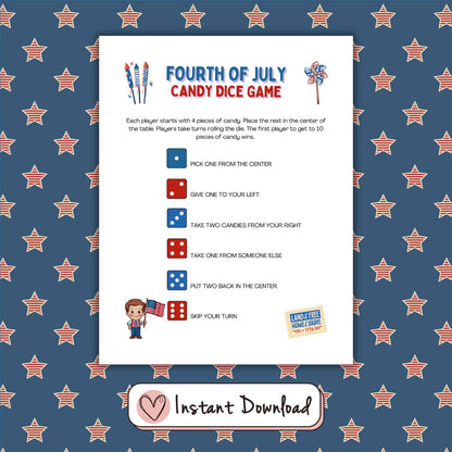 12 x 4th of July Games Bundle - #shop_name - 12 x 4th of July Games Bundle - Big Heart Little Star -  - 