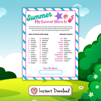 21 x Summer Printable Games Bundle For Kids & Families - #shop_name - 21 x Summer Printable Games Bundle For Kids & Families - Big Heart Little Star -  - 