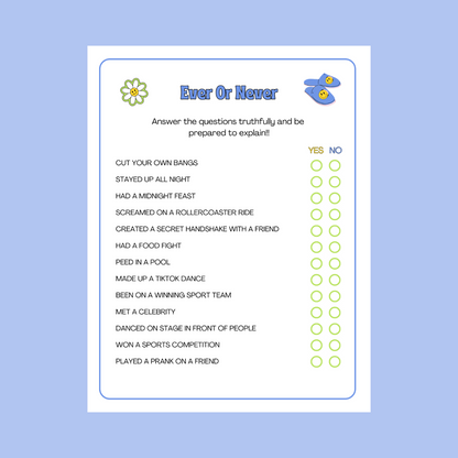 8 x 90s Retro Style Slumber Party games for teens - #shop_name - 8 x 90s Retro Style Slumber Party games for teens - Big Heart Little Star -  - 