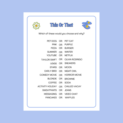 8 x 90s Retro Style Slumber Party games for teens - #shop_name - 8 x 90s Retro Style Slumber Party games for teens - Big Heart Little Star -  - 
