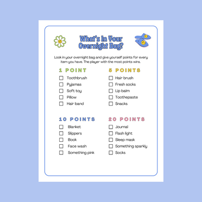 8 x 90s Retro Style Slumber Party games for teens - #shop_name - 8 x 90s Retro Style Slumber Party games for teens - Big Heart Little Star -  - 