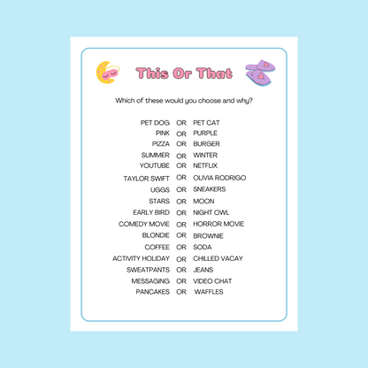 8 x Slumber Party games bundle perfect for tween girls - #shop_name - 8 x Slumber Party games bundle perfect for tween girls - Big Heart Little Star -  - 