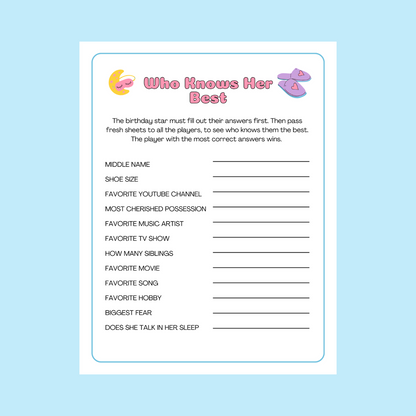 8 x Slumber Party games bundle perfect for tween girls - #shop_name - 8 x Slumber Party games bundle perfect for tween girls - Big Heart Little Star -  - 