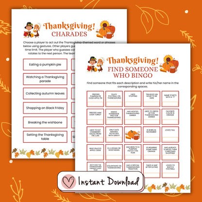 Thanksgiving Games Bundle For All The Family To Enjoy