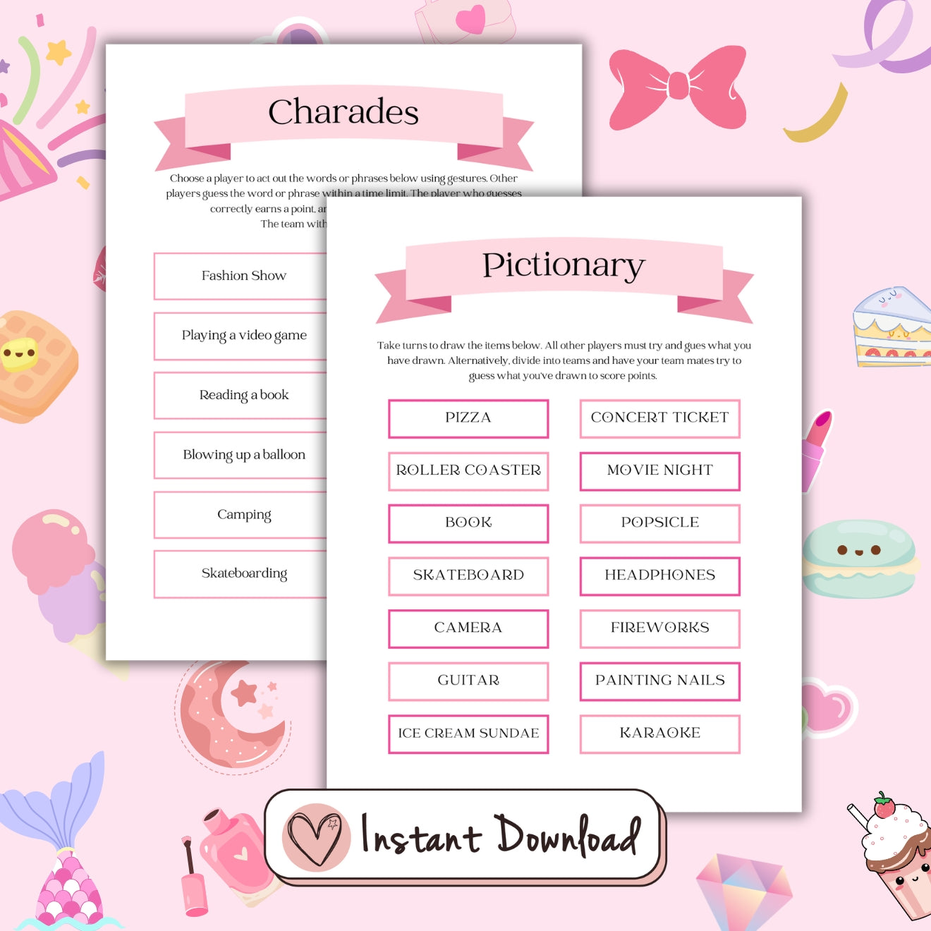 teen-birthday-party-games-printable-party-game-bundle-big-heart-little-star for Free Printable Party Games For Ladies Teen Birthday Party Games – Printable Party Game Bundle – Big Heart Little Star for Free Printable Party Games For Ladies