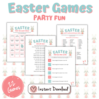 22 x Easter Games & Activities Bundle - For All Ages To Enjoy