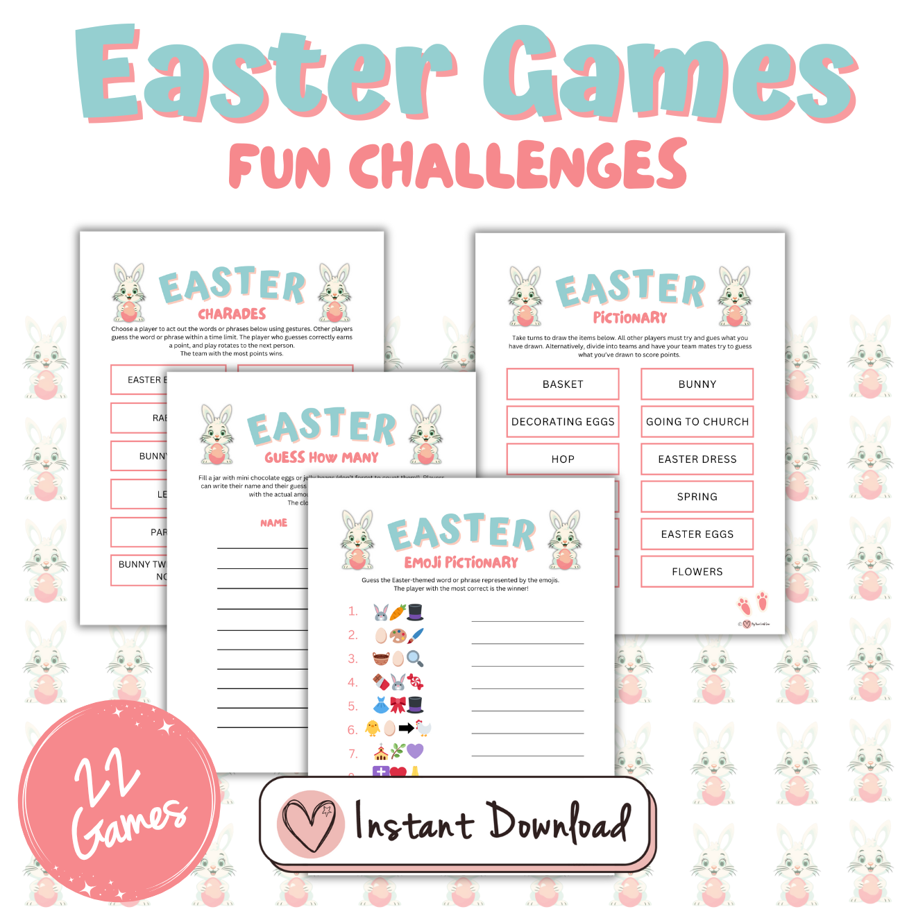 22 x Easter Games & Activities Bundle - For All Ages To Enjoy