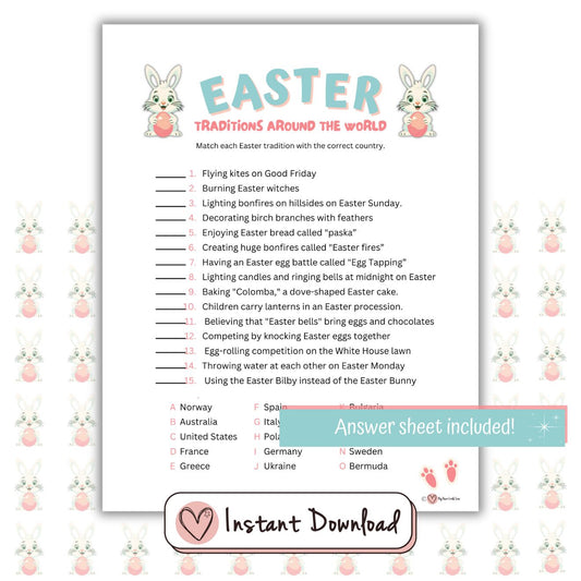 Easter Traditions Around The World Trivia Game