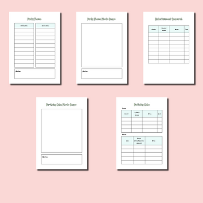 Kids Birthday Party Planner PDF (A4, A5 and US Letter Sizes) - #shop_name - Kids Birthday Party Planner PDF (A4, A5 and US Letter Sizes) - Big Heart Little Star -  - 