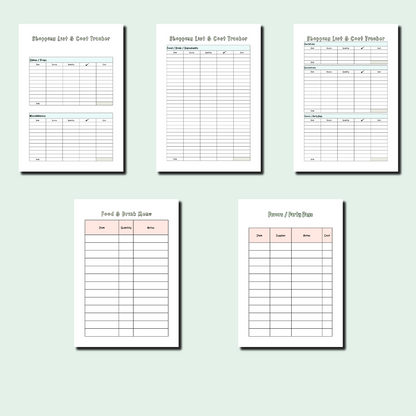 Kids Birthday Party Planner PDF (A4, A5 and US Letter Sizes) - #shop_name - Kids Birthday Party Planner PDF (A4, A5 and US Letter Sizes) - Big Heart Little Star -  - 