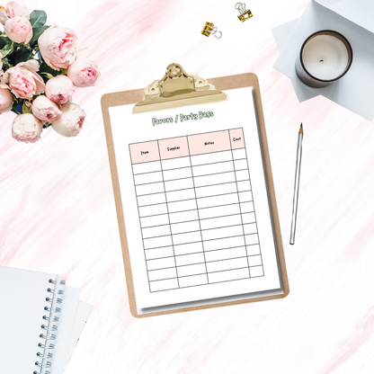 Kids Birthday Party Planner PDF (A4, A5 and US Letter Sizes) - #shop_name - Kids Birthday Party Planner PDF (A4, A5 and US Letter Sizes) - Big Heart Little Star -  - 