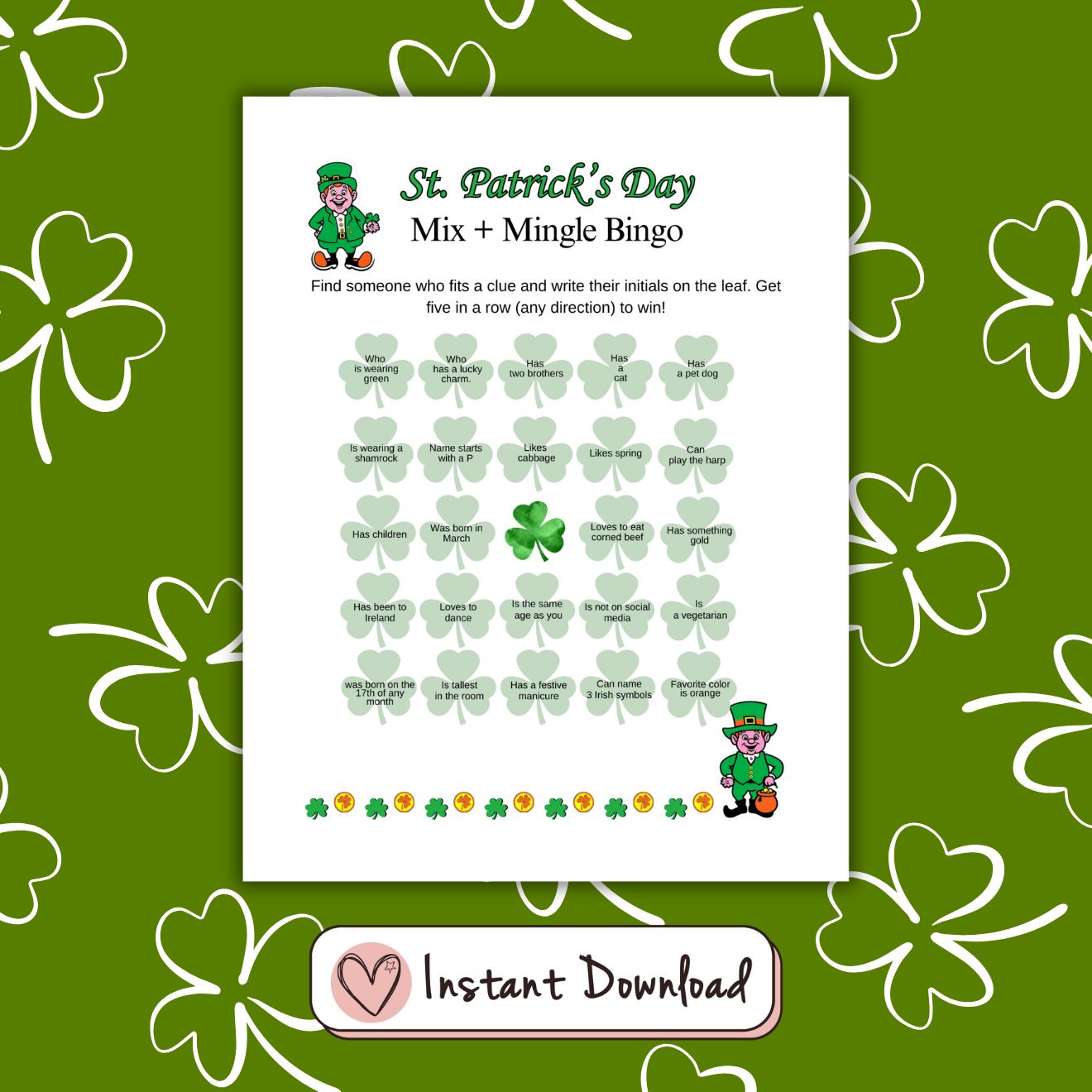 17 x St. Patrick's Day Games & Activities Bundle