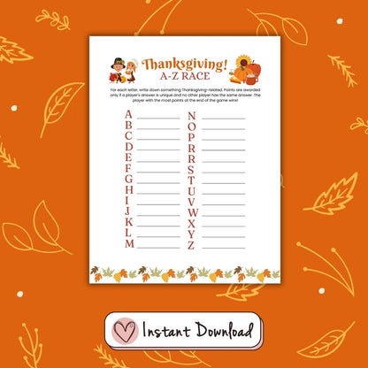 Thanksgiving Games Bundle For All The Family To Enjoy - #shop_name - 