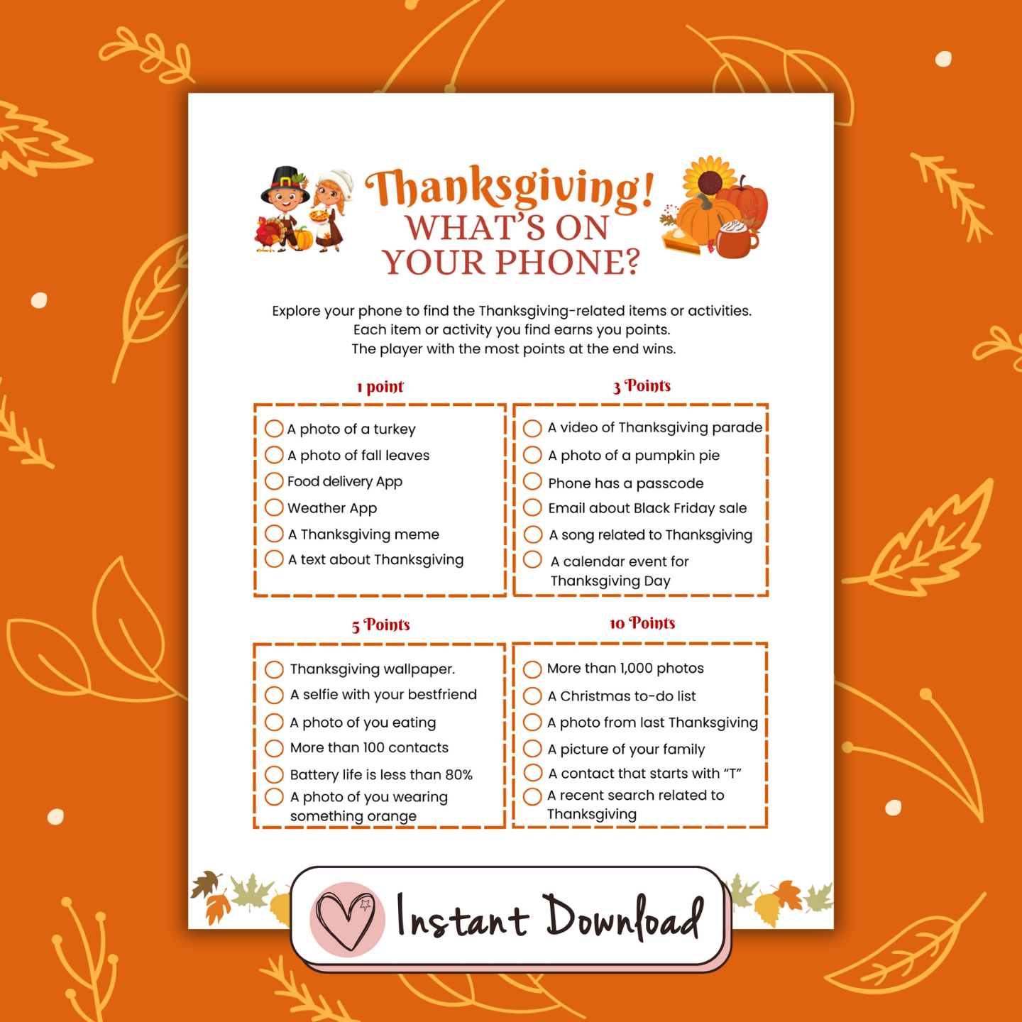 Thanksgiving Games Bundle For All The Family To Enjoy